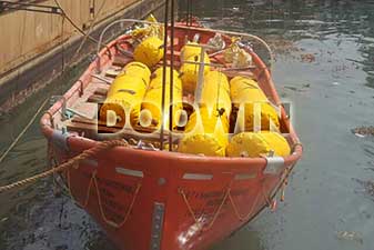 Coussin gonflable pour navire - LP series - DOOWIN - Underwater Lift Bags &  Water Weight Bags - de levage / de flottaison / de renflouement